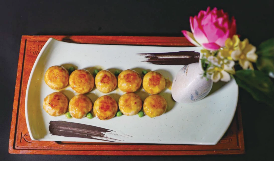生煎口蘑,鸠帮菜代表菜